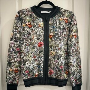 Dior Multicolor Floral Bomber Jacket